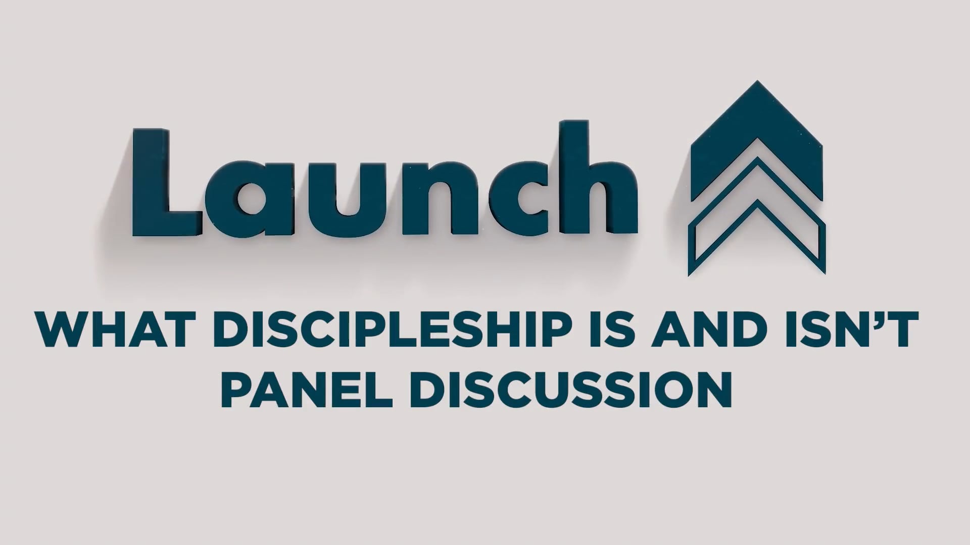 What Discipleship Is and Isn’t - Panel Discussion